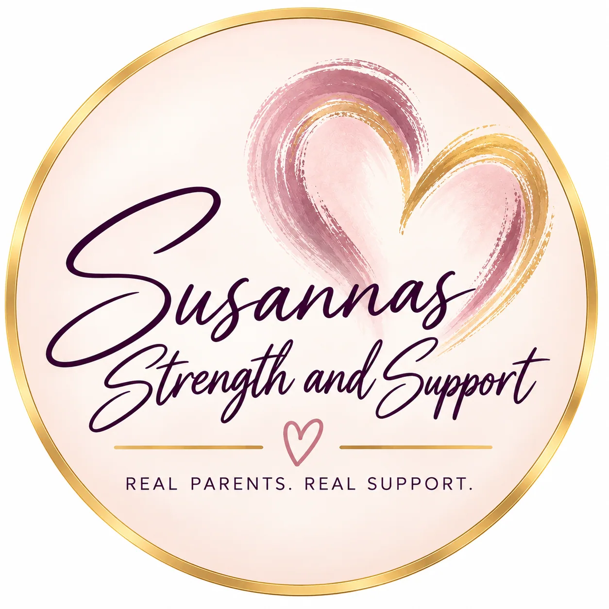Susanna’s Strength & Support circular logo